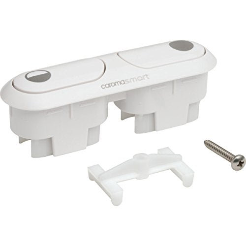 Caroma Smart Dual Flush Button and Bezel Kit White