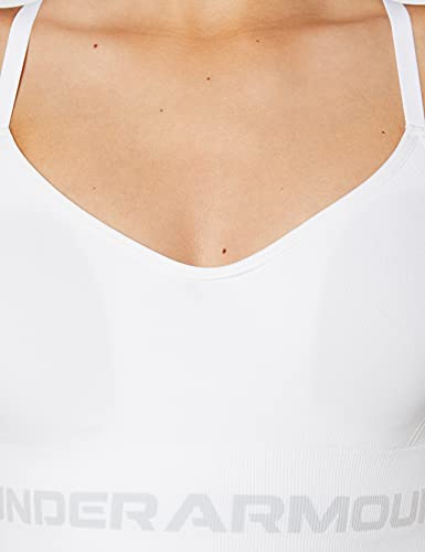 Under Armour Women's Seamless Low Impact Long Sports Bra White XSmall