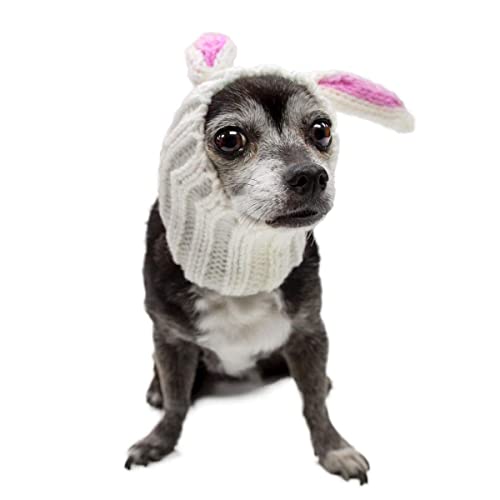 Bunny Dog Costume No Flap Ear Wrap Hood Costume for Pets