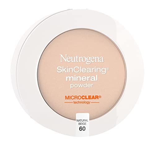 Neutrogena Skin Clearing Mineral Acne Concealing Powder Natural Beige 2 Pack