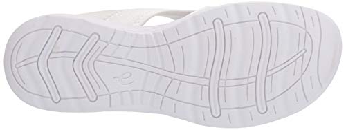 Easy Spirit Womens Tine 2 Slide Sandal White 6.5 Us Pair of Shoes