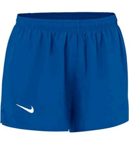 Nike Women's Dri-FIT Running Shorts Royal Large Size