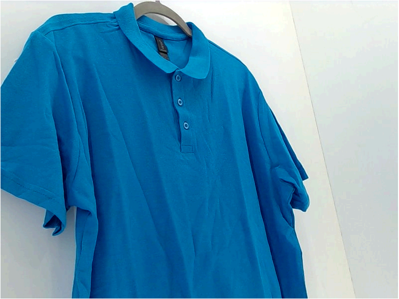 Gildan Womens POLO Regular Short Sleeve Polo Color Turquoise Size XX-Large