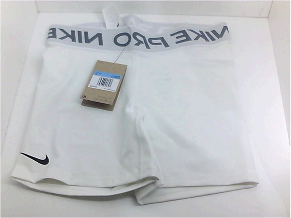 Nike Womens Pro 365 Short Stretch Strap Active Shorts Color White Size XLarge