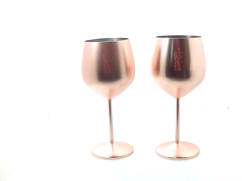 Stainless Steel 18 Oz Pink Wine Glasses Home Bar Accessory