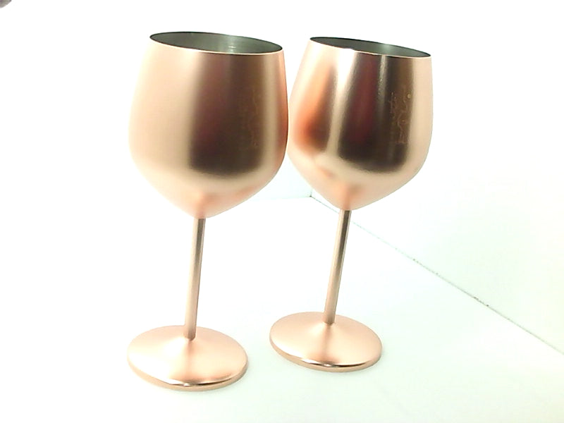 Stainless Steel 18 Oz Pink Wine Glasses Home Bar Accessory