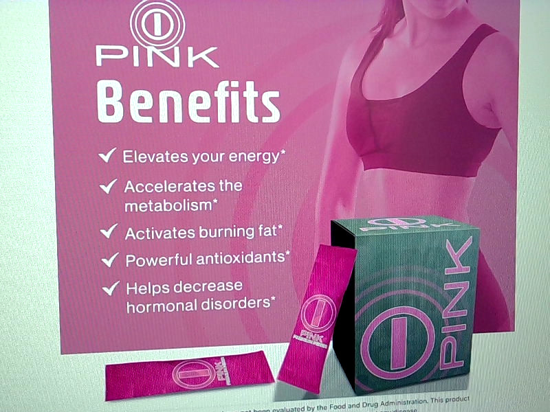 PINK I Energy Hormones Drink Packets 30 Pack