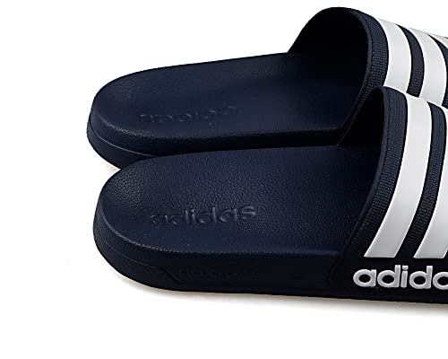 Adidas Men's Slide Sandals Blue Navy White Size 11.5