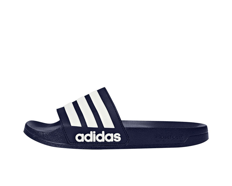 Adidas Men's Slide Sandals Blue Navy White Size 11.5