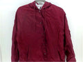 Augusta Sportswear Mens Jacket Regular Snap Fleece Color Maroon Size Medium