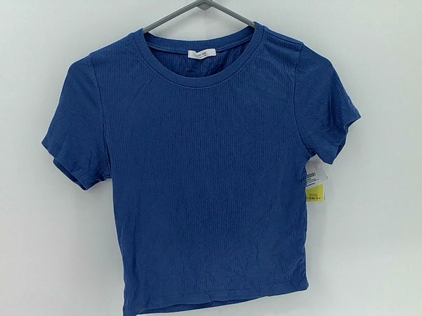 Shopper Beats Women's Royal Blue Pull On Blouse Large