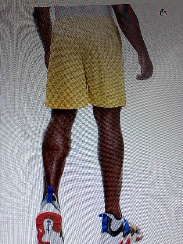 Champion Men's Gold Athletic Shorts Small