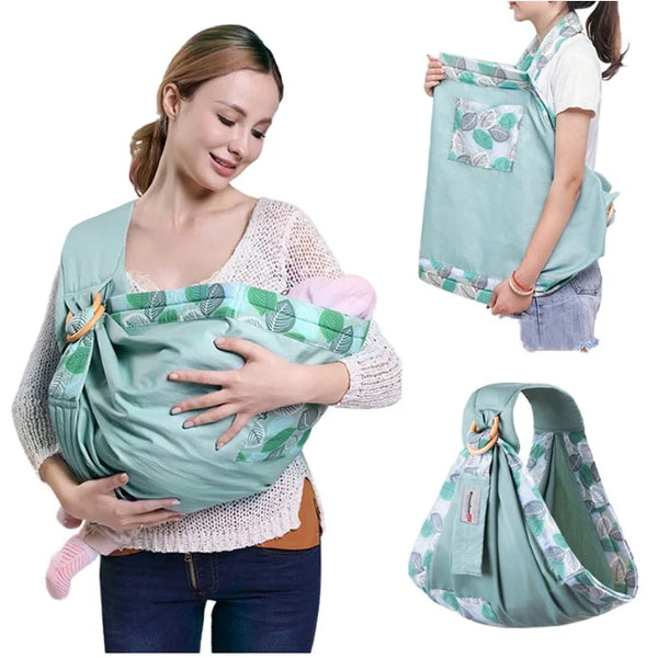 1 X Baby Wrap Carrier Stretchy Infant Wrap Sling
