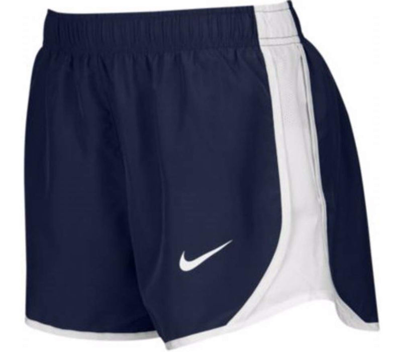 Nike Women's Navy Dry Tempo Athletic Shorts Large