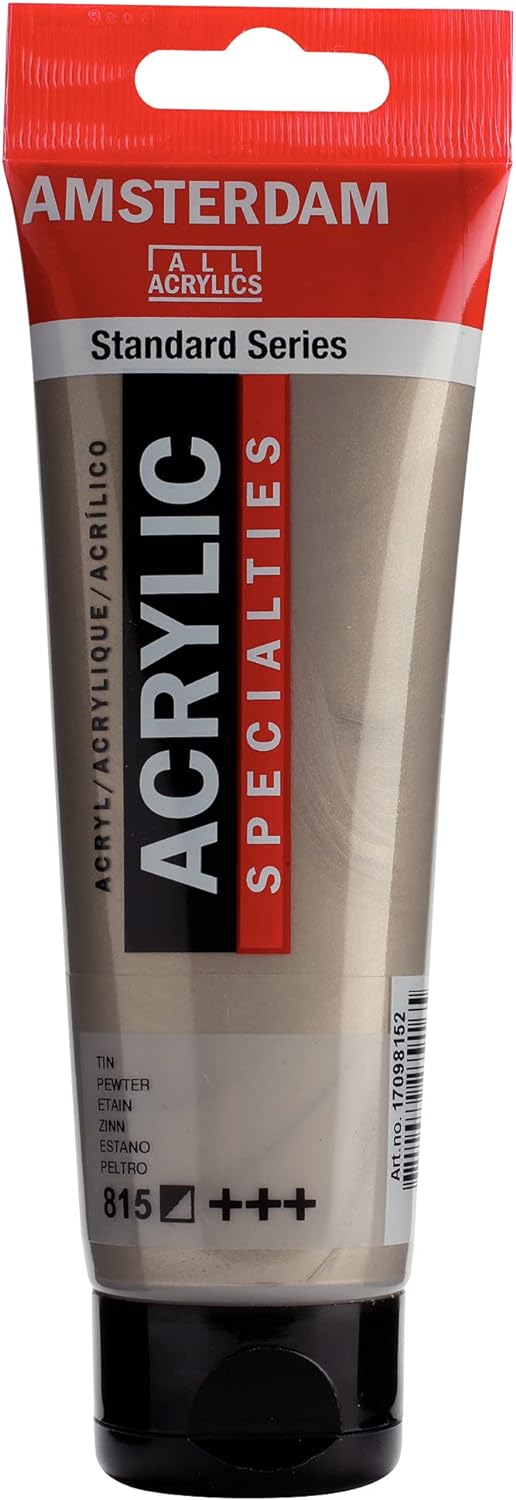 Amsterdam Standard Acrylic Paint Pewter 120ml 4.05 Fl Oz Pack of 1