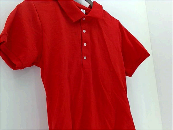 Jerzees Womens Polo Regular Short Sleeve Polo Color Red Size Small