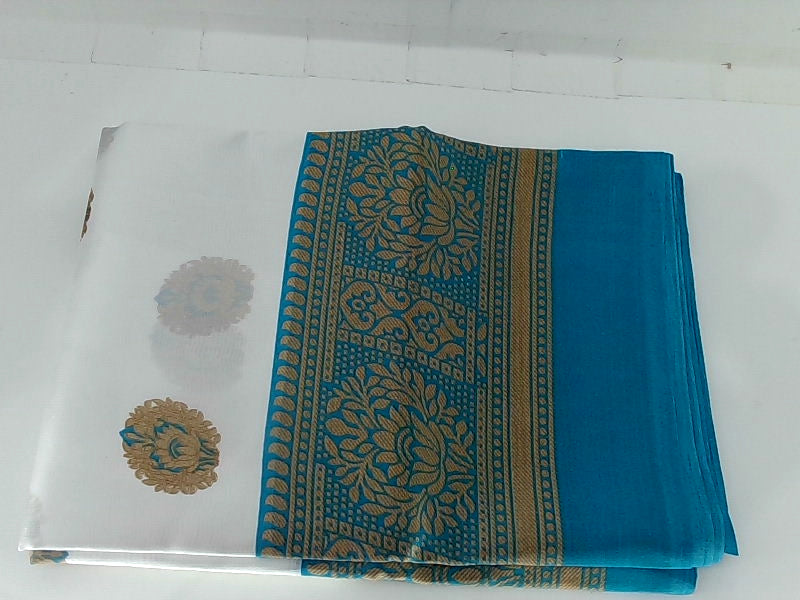 Elegant Craftstribe Silk Saree with Gold Patterns