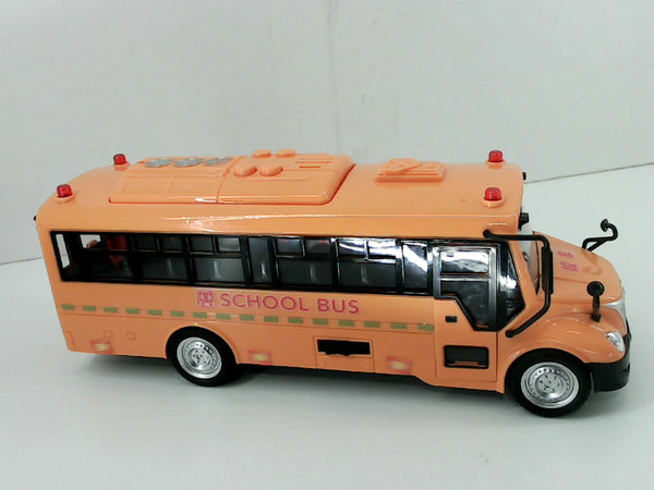 Baole Star Orange Toy School Bus 12 Inch Model