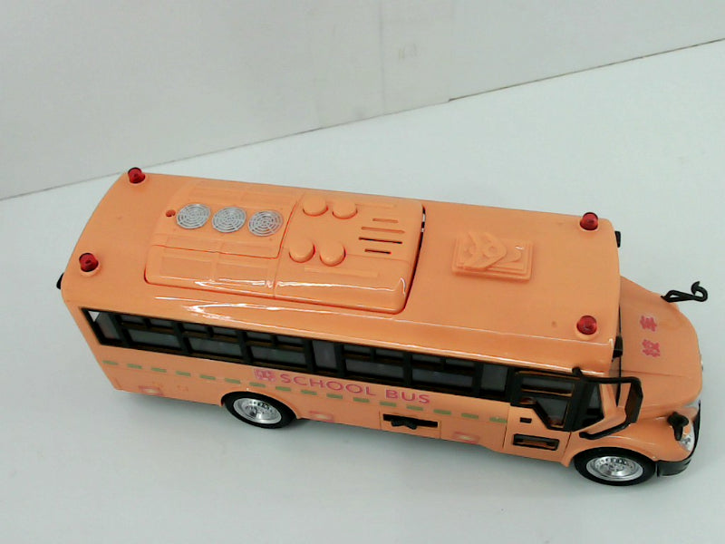 Baole Star Orange Toy School Bus 12 Inch Model