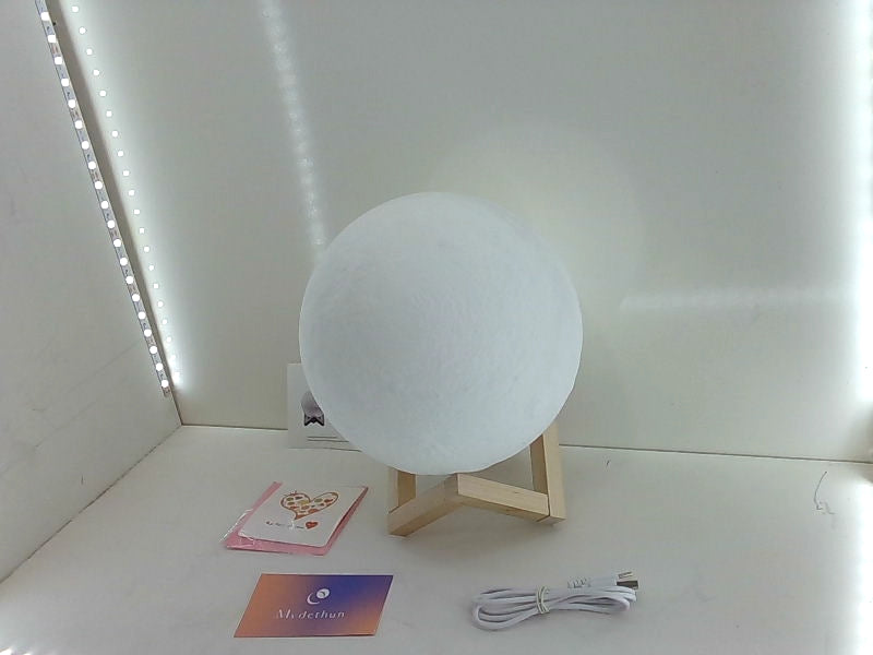 Mydethun 7-Inch Moon Lamp with Stand - Home Decor