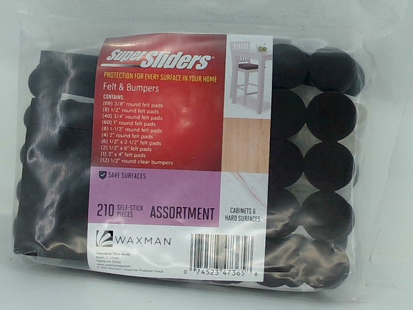 Waxman Color Brown Size 210 Pieces Assortment