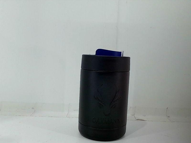 Oakmann Black Beer Bottle Coozie with Opener