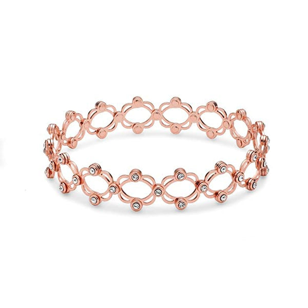 GIVA 925 Sterling Silver Hypoallergenic Retractable Bracelet to Ring Rose Gold plated Bracelet for Women