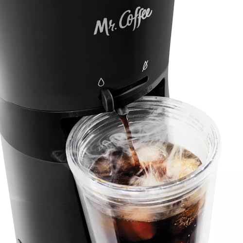 Mr Coffee Iced Coffee Maker With Reusable Tumbler & Coffee Filter Black 1 Count