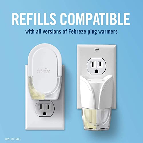 Febreze Plug in Air Freshener Scented Oil Warmer 1 Count 4 Pack Oil Not Included