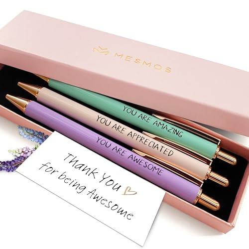 Mesmos Pastel Pens Set for Women Mindfulness & Self Care Gifts