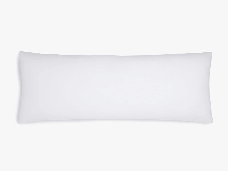 White Goose Feather and Down Body Pillow Size 20 Inches x 54 Inches