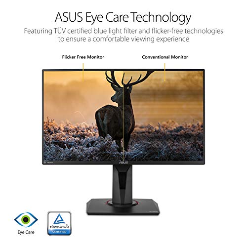 Asus Tuf 25 Inch 1080p Monitor Vg259q Full Hd Ips 144hz 1ms G Sync Adjustable