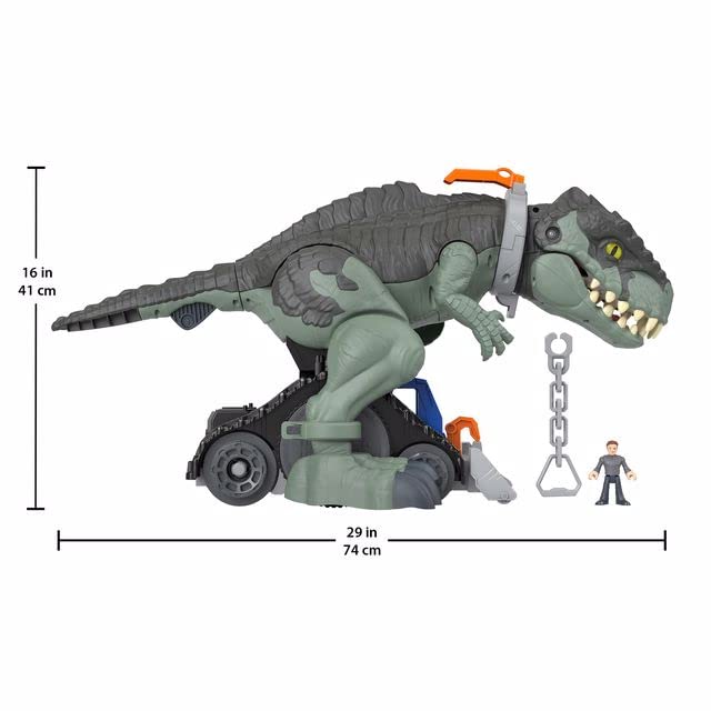 Jurassic World Imaginext Giga Dino Toy with Lights & Sounds 16 Inch