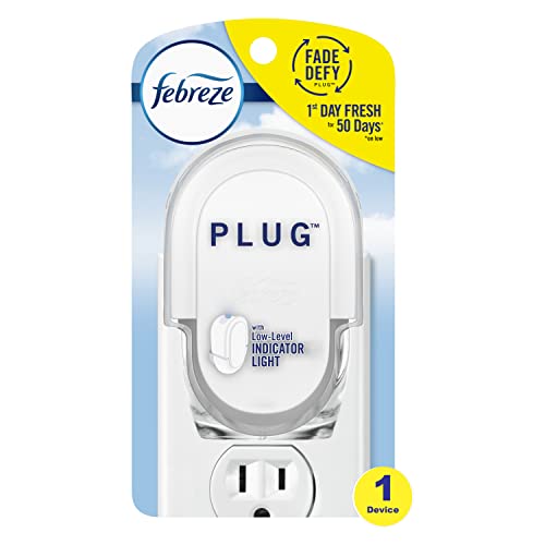 Febreze Plug in Air Freshener Scented Oil Warmer 1 Count 4 Pack Oil Not Included