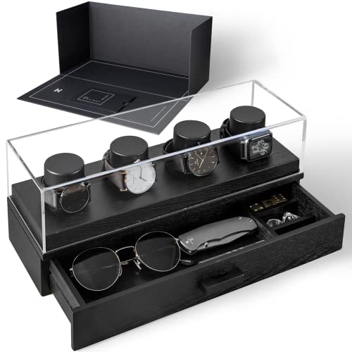 A.B.S. By Allen Schwartz Wacth Display Case 4 Color Black Size 4