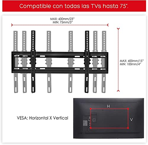 TV Wall Mount Full Motion Articulating Arm for 32" Weight Capacity