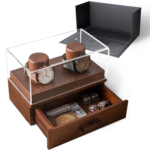 Watch Display Case For Men Boyfriend Dad Son Gifts