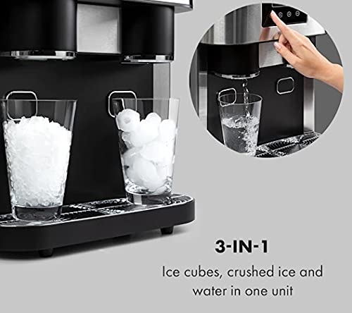 Frigidaire EFIC245 SS 3 in 1 Countertop Crushed Style Ice Crusher and Cube Maker