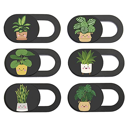 Webcam Covers Plant Lovers Color Black Size 4