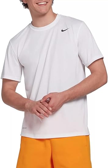Nike Legend White Short Sleeve Performance Shirt XL