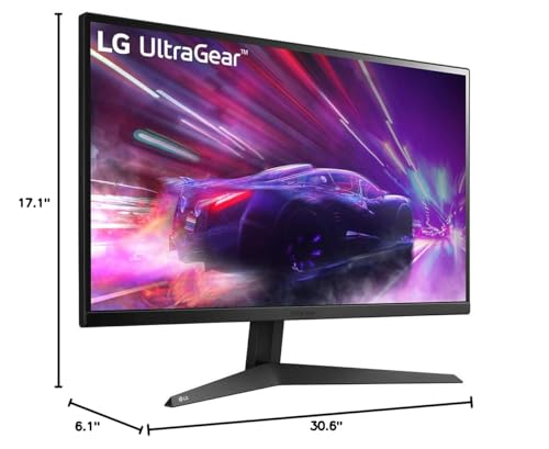 Lg 27gq50f B 27 Full Hd Gaming Monitor 165hz 1ms Amd Freesync Borderless Design