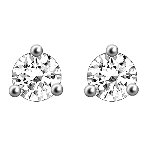 GIVA 925 Sterling Silver Hypoallergenic Zirconia Stone Tiny Stud Earrings