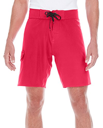 Burnside Men's Dobby Stretch Board Short 38 RED