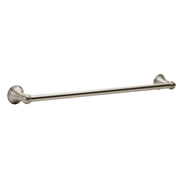 Brushed Nickel 24-Inch Bathroom Towel Bar by Moen Preston