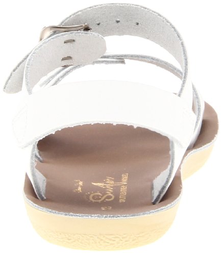 Salt Water Sandal by Hoy Shoes Unisex White Sandal 1 Little Kid M Pair of Shoes