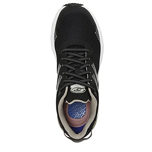 Dr. Scholl's Shoes Women's Energize Sneaker, Black Mesh, 7