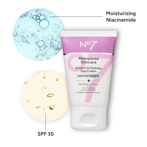 No7 Menopause Skincare Protect & Hydrate Day Cream Spf 30 Green Tea Niacinamide