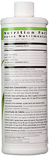 Herbalife Herbal Aloe Concentrate Mango Pint for Digestive Health