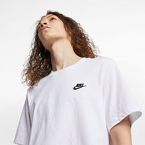 Men's Nike Sportswear Club T-Shirt for Men with Classic Fit White XSmall