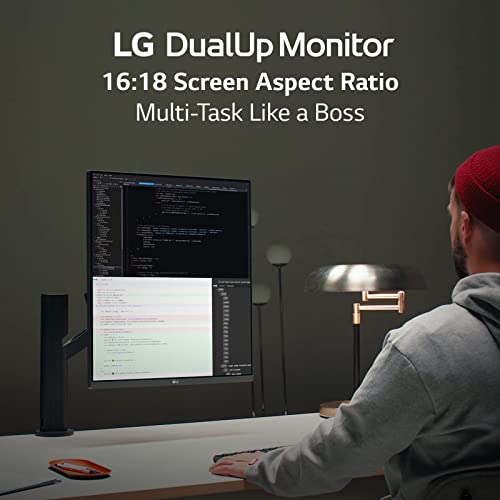 LG 28MQ780-B 28 Inch SDQHD (2560 x 2880) Nano IPS DualUp Monitor with Ergo Stand